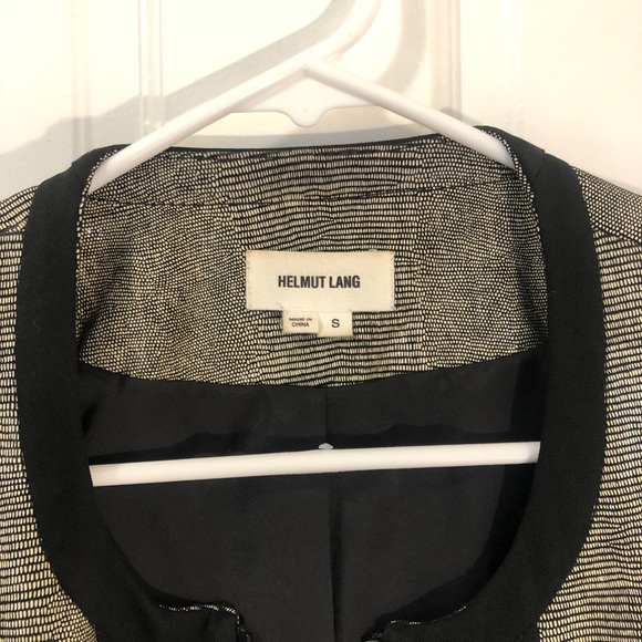 Helmut Lang black Lame jacket - Picture 3 of 4